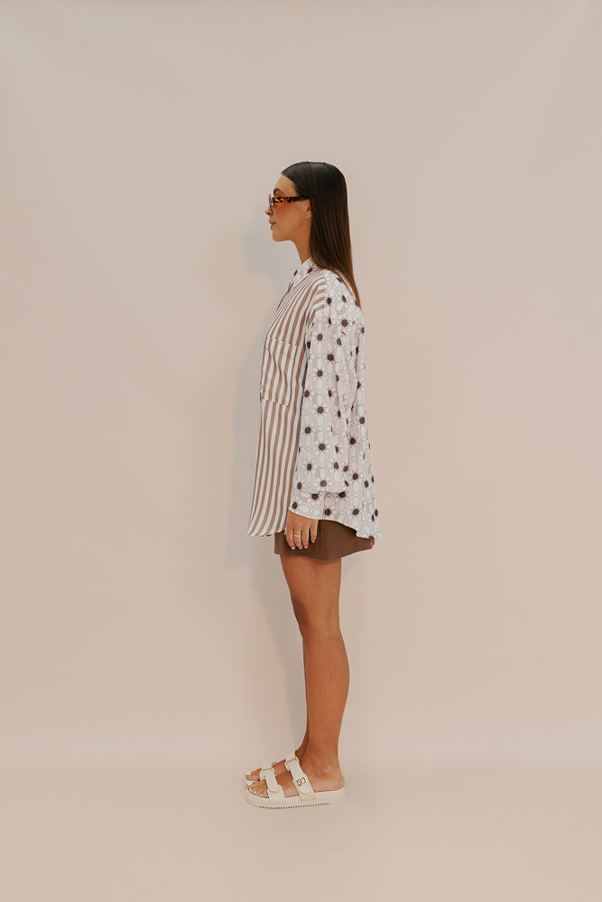 Lark Mini Skirt - Chocolate