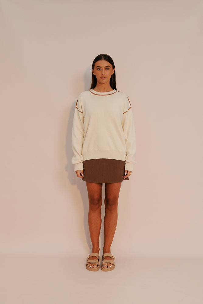 Libra Knit Jumper - Cream