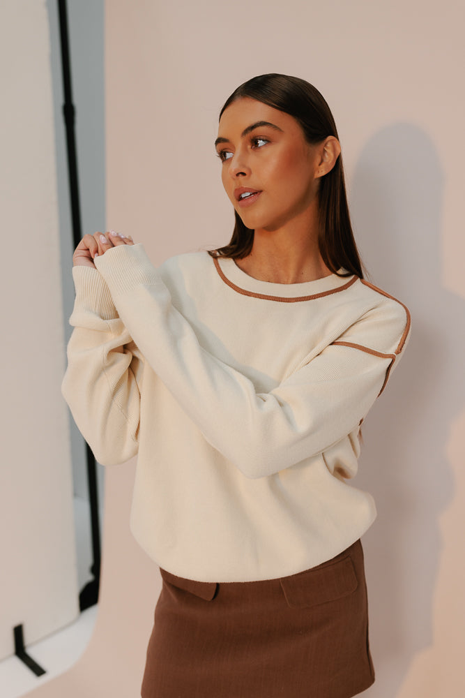 Libra Knit Jumper - Cream