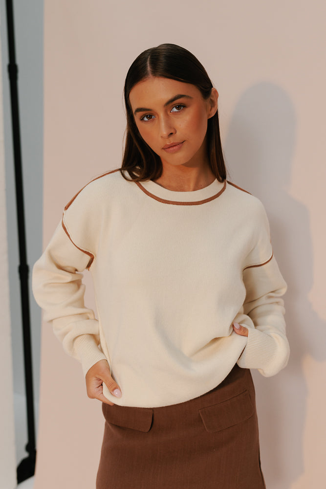 Libra Knit Jumper - Cream