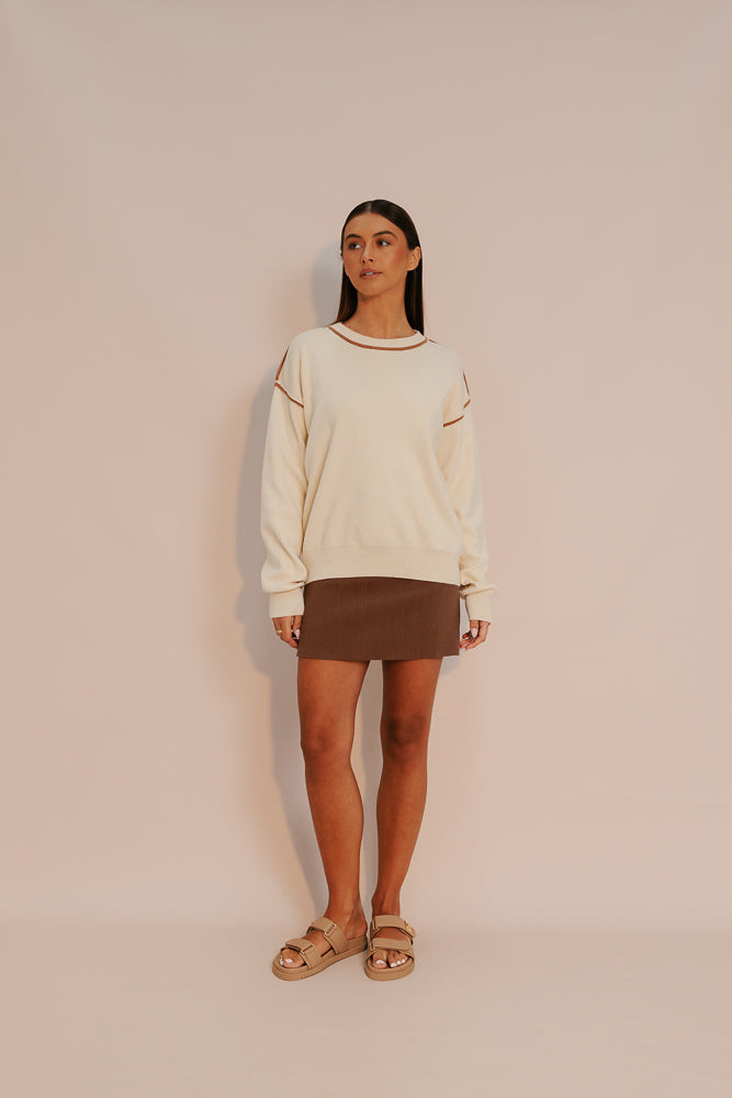 Libra Knit Jumper - Cream