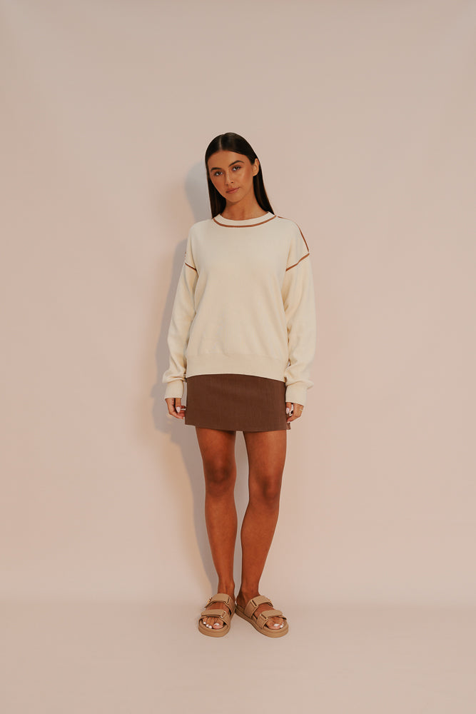 Libra Knit Jumper - Cream