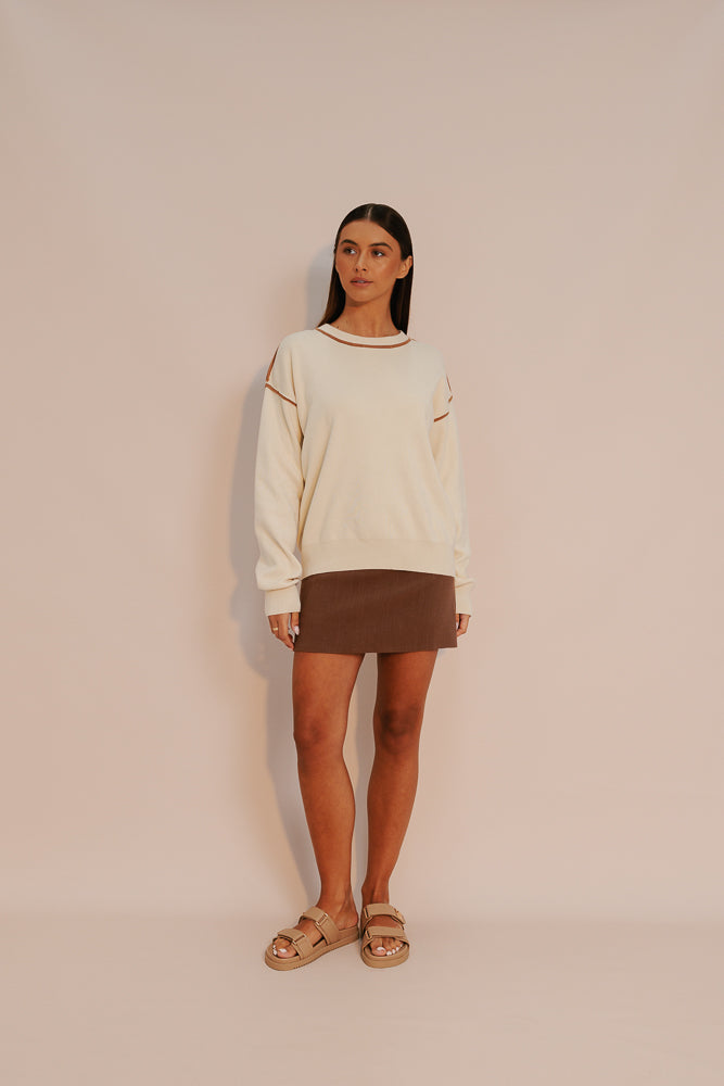 Libra Knit Jumper - Cream