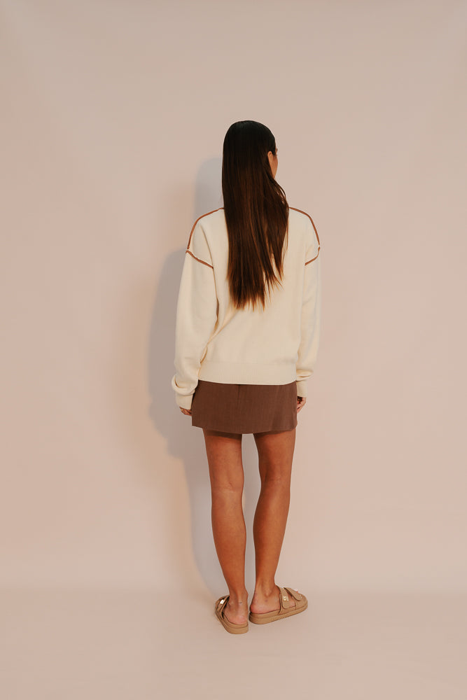 Libra Knit Jumper - Cream