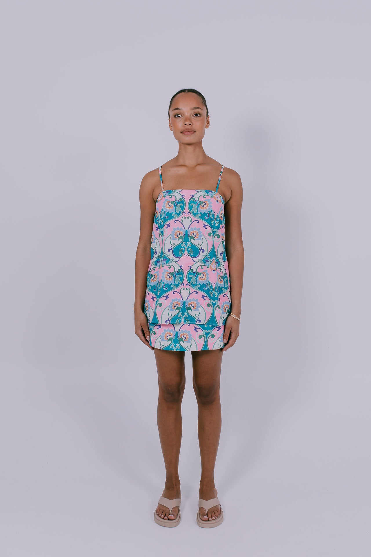 Viola Singlet - Charm Print