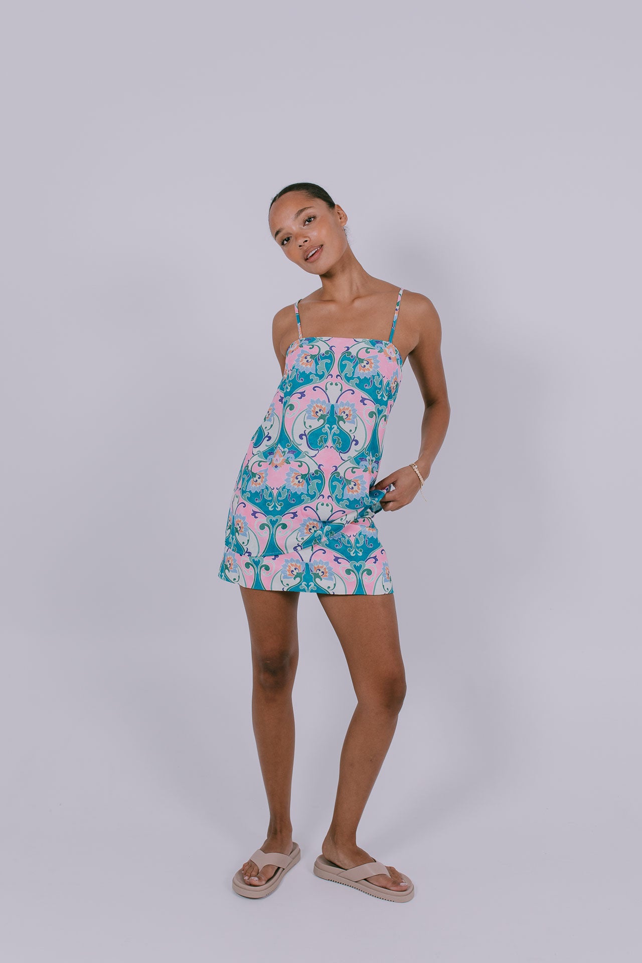Viola Singlet - Charm Print