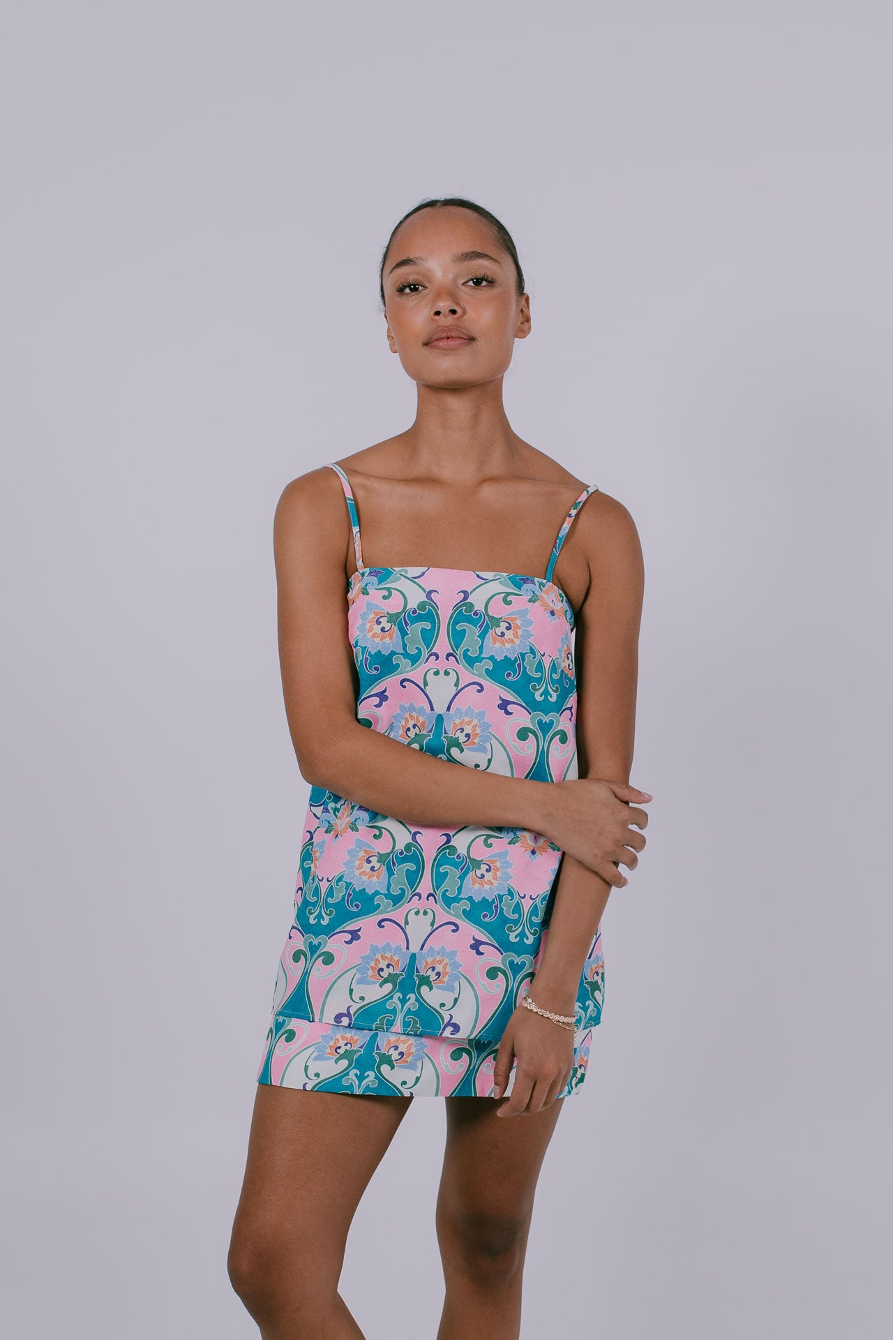 Viola Singlet - Charm Print