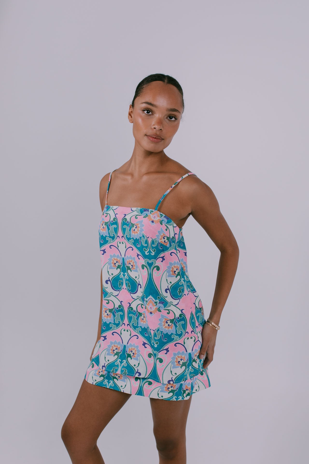 Viola Singlet - Charm Print