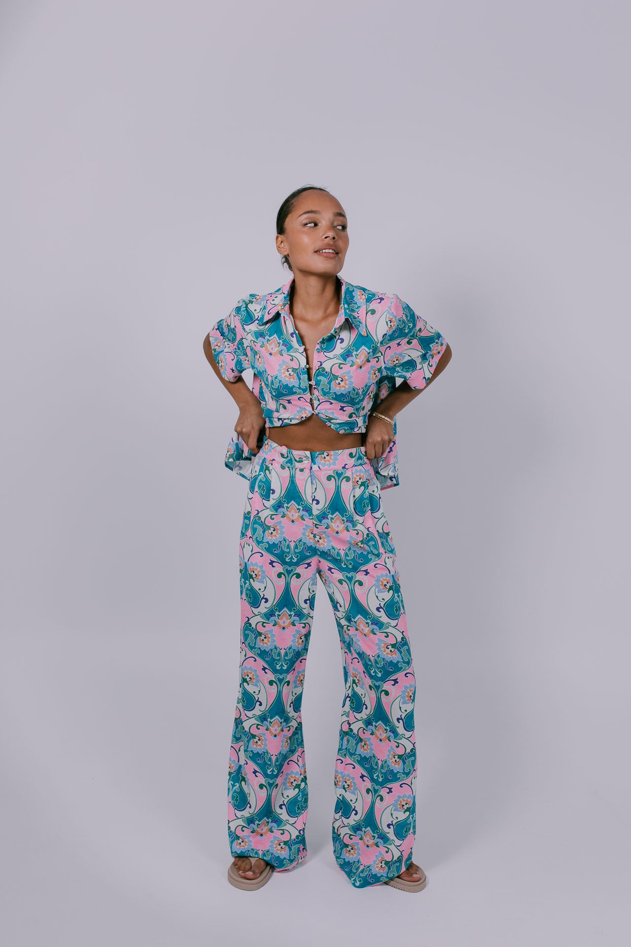 Congo Pants - Charm Print