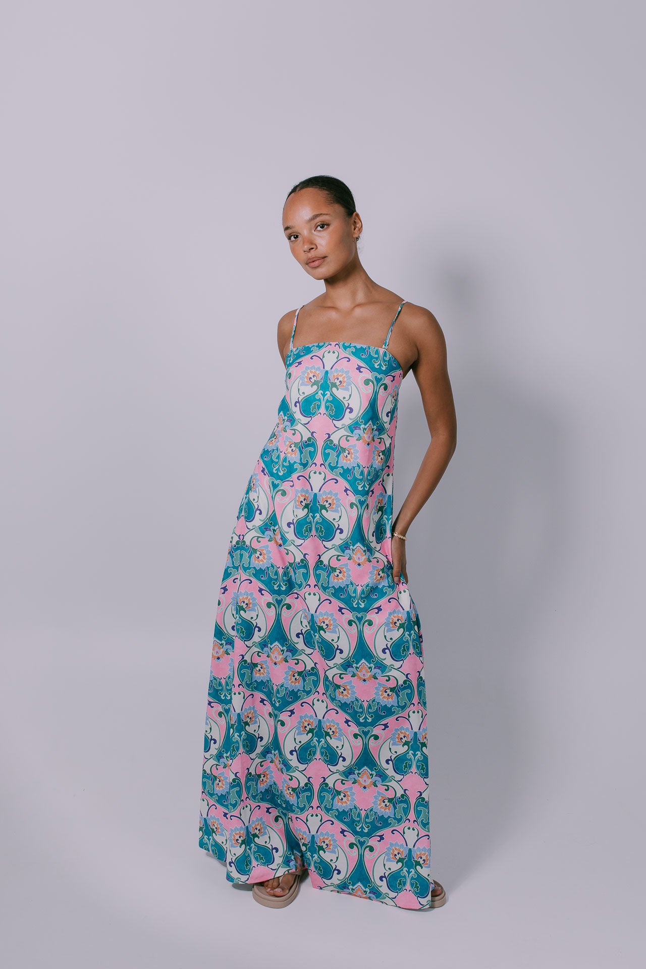 Ruelle Maxi Dress - Charm Print