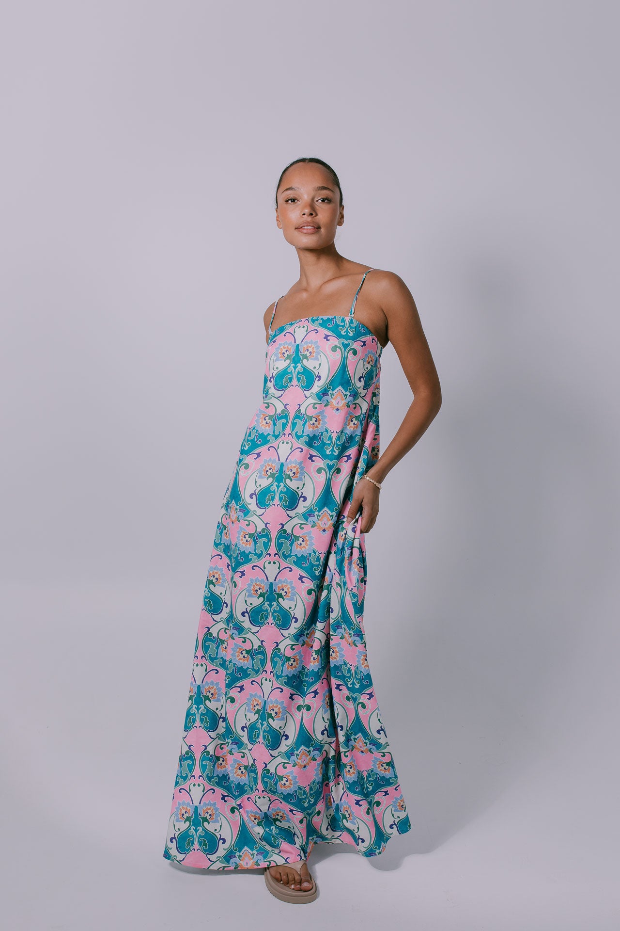 Ruelle Maxi Dress - Charm Print