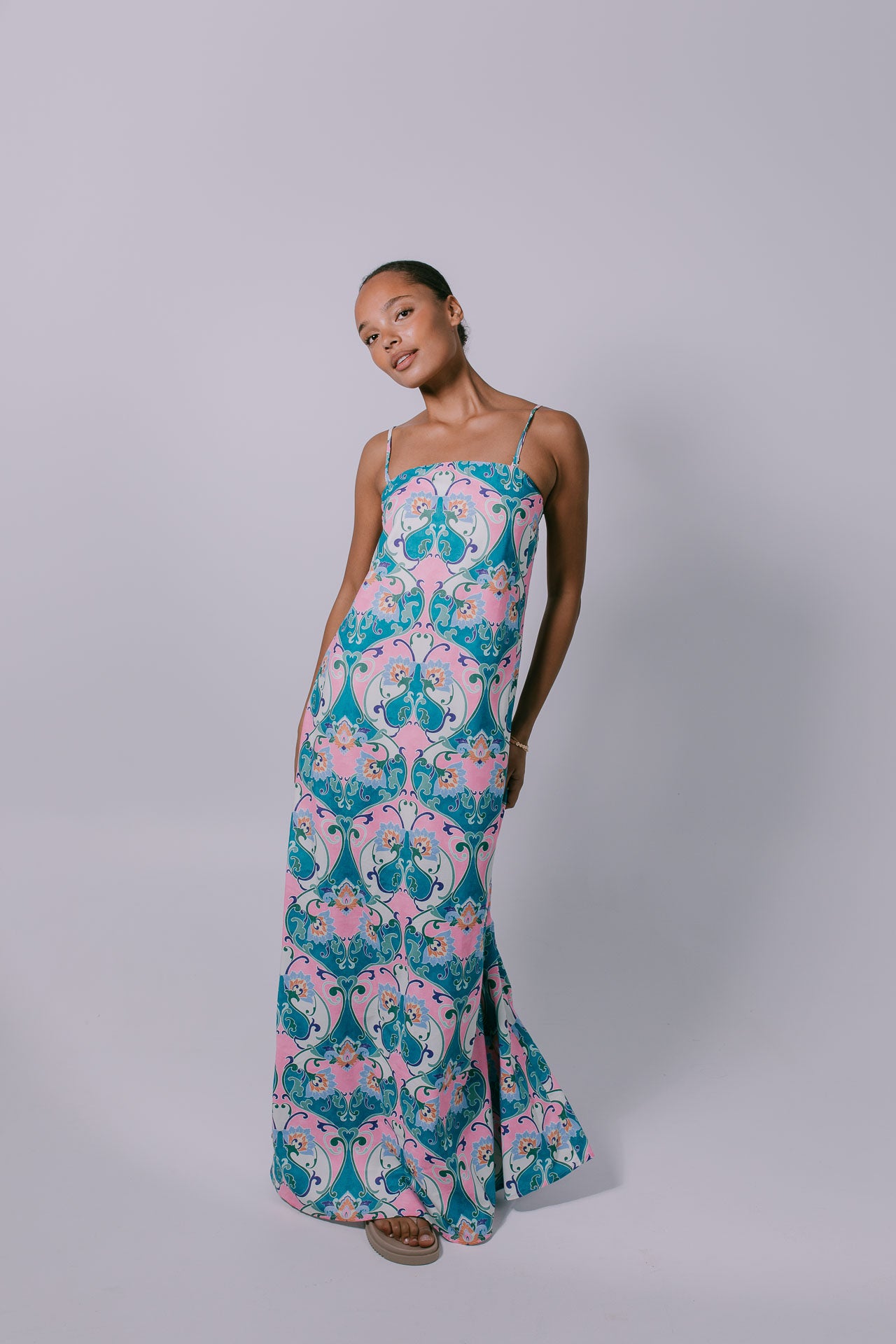 Ruelle Maxi Dress - Charm Print