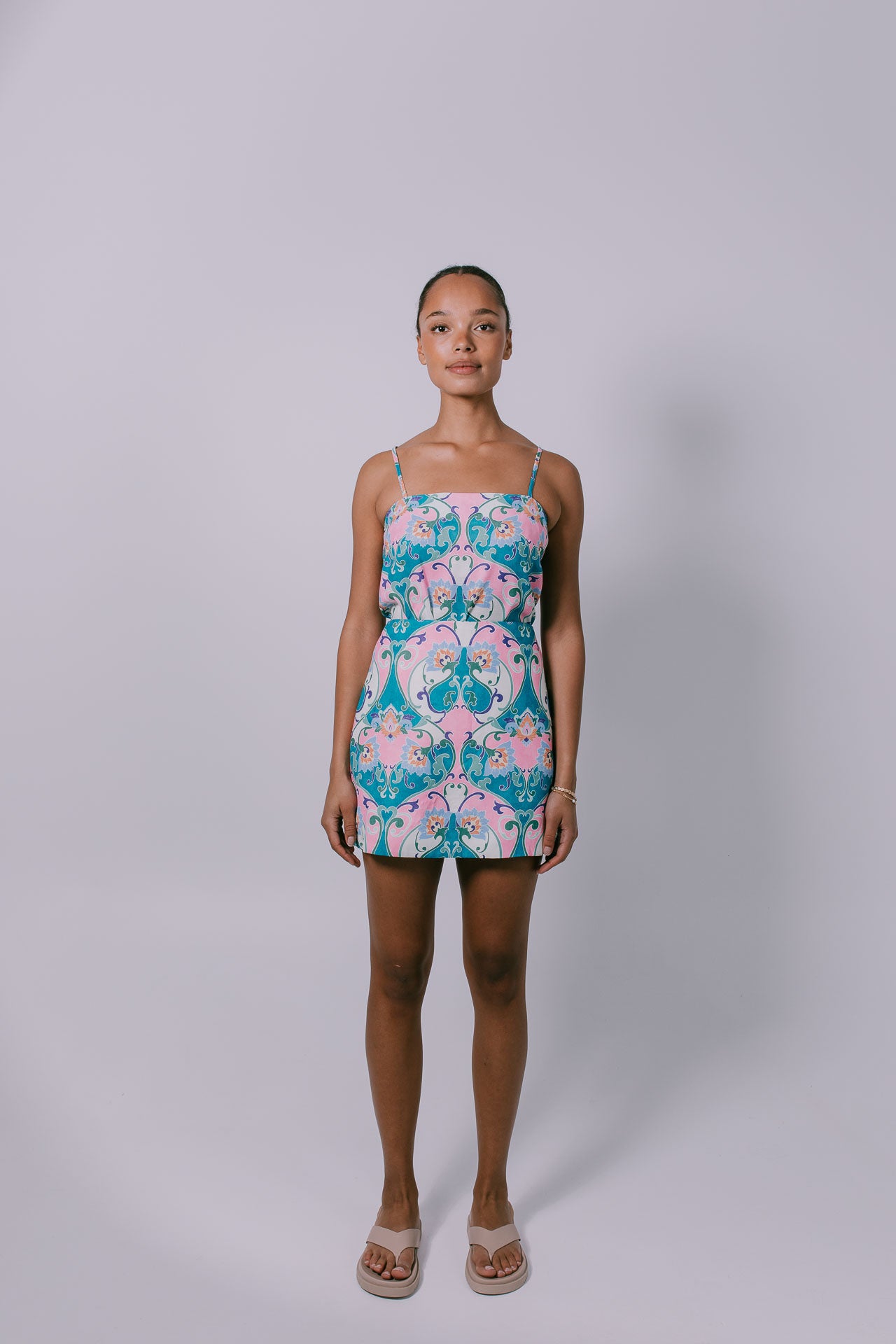 Rhodes Mini Skirt - Charm Print