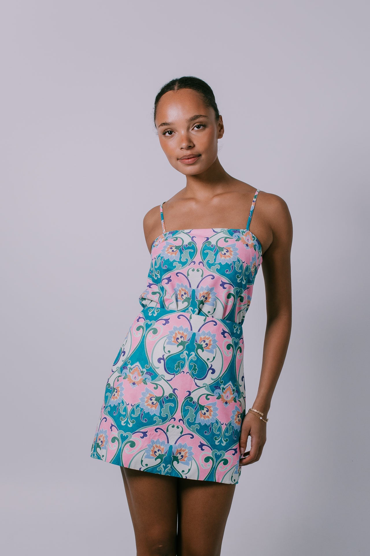 Rhodes Mini Skirt - Charm Print