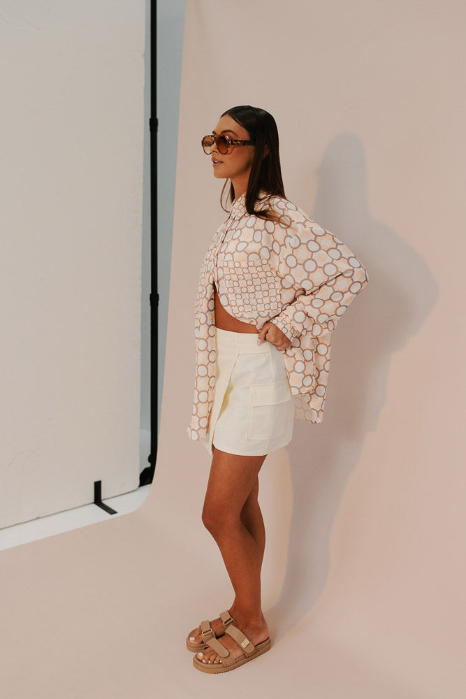 Pisces Shirt - Sienna Tile Print