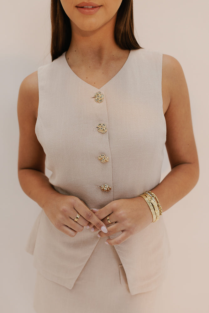 Lark Mini Skirt - Sand