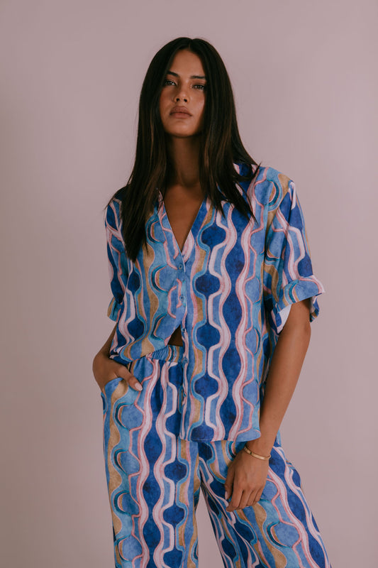 Corfu Shirt - Greece Print
