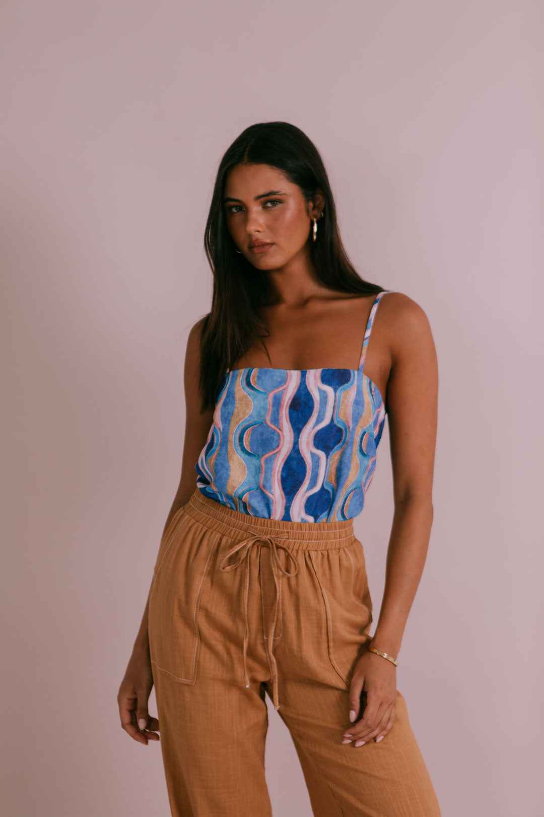Larnia Singlet - Greece Print