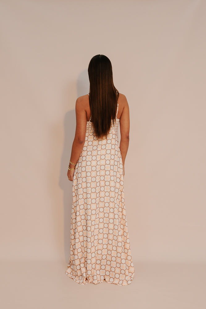 Aries Maxi Dress - Sienna Tile Print