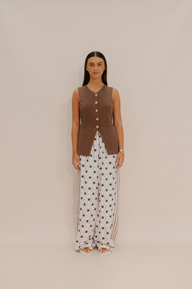 Aviary Pant - Sable Print