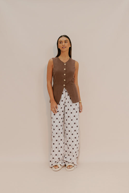 Aviary Pant - Sable Print