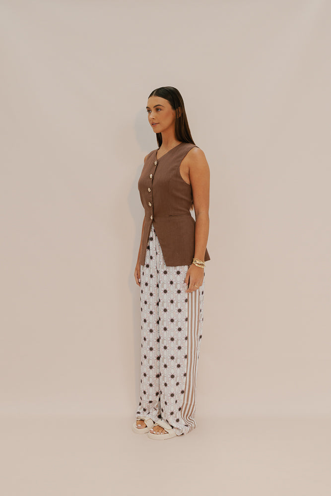 Aviary Pant - Sable Print