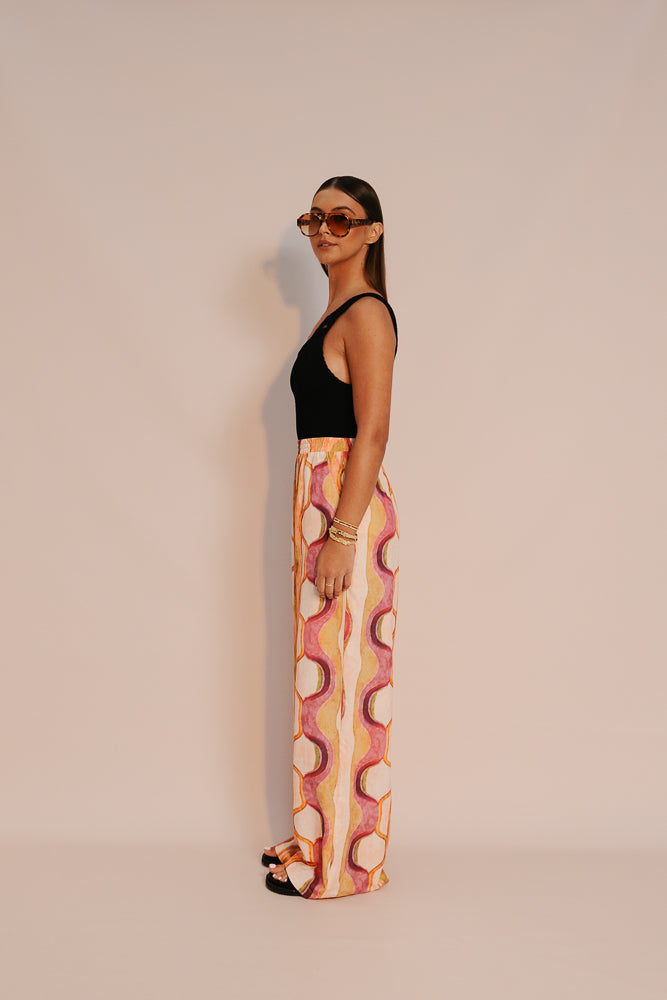 Davinci Pant - Paris Print