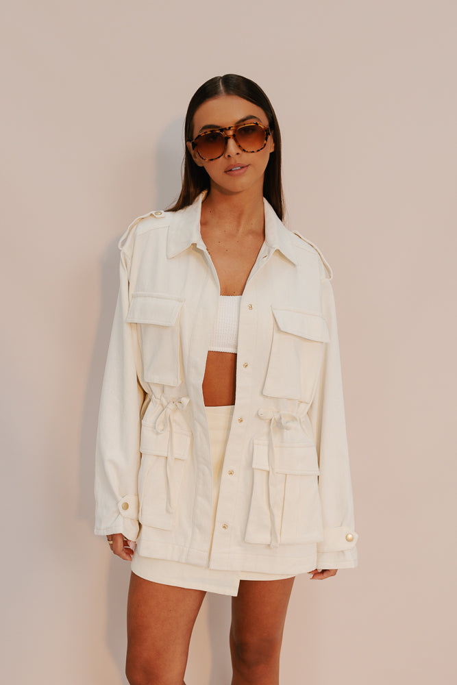 Gemini Jacket - Cream