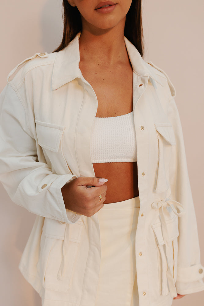 Gemini Jacket - Cream