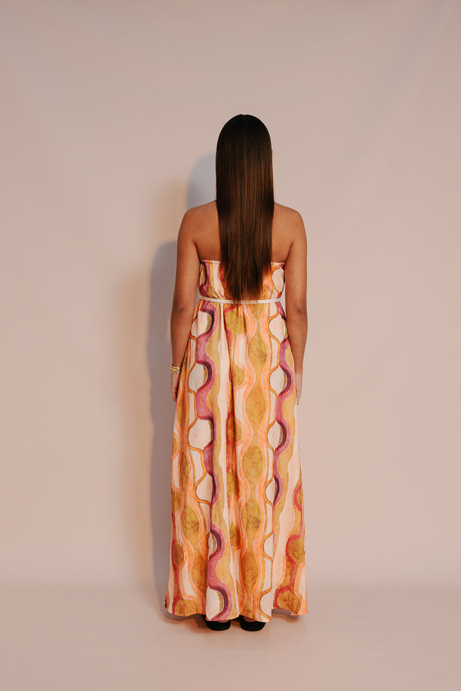 Kahlo Maxi Dress - Paris Print