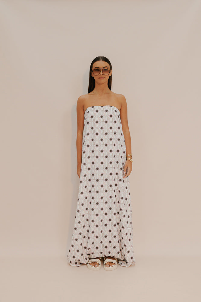 Osprey Maxi Dress - Sable Print