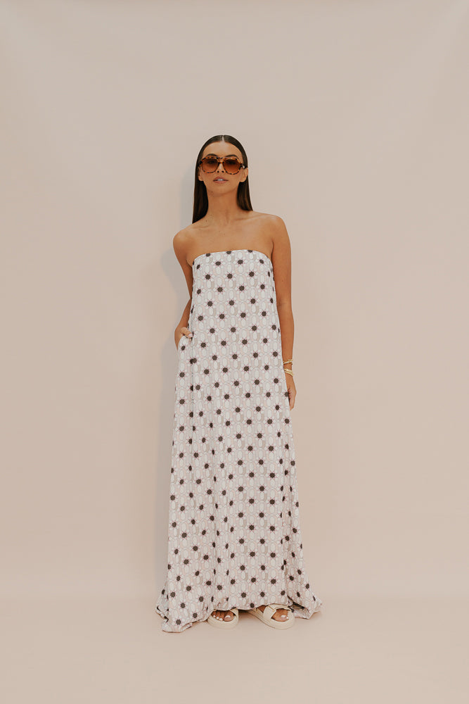 Osprey Maxi Dress - Sable Print