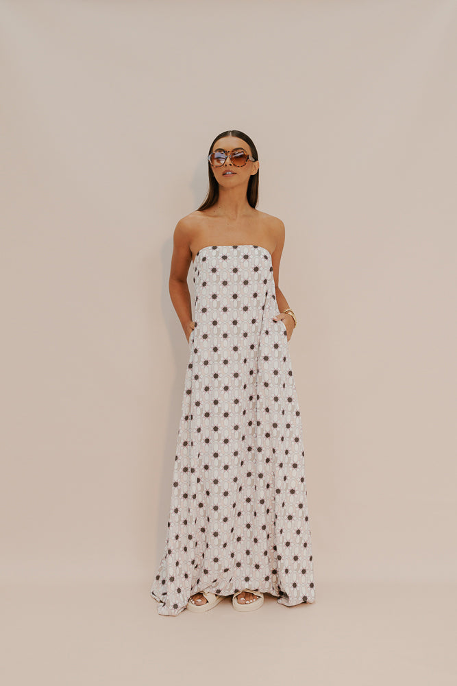 Osprey Maxi Dress - Sable Print