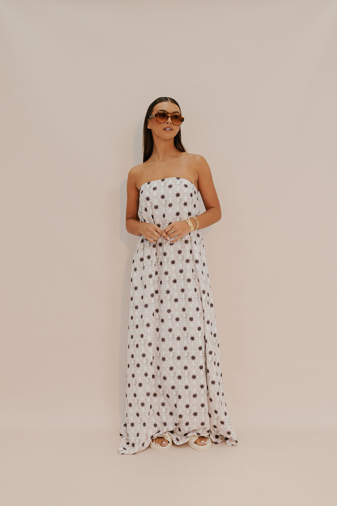 Osprey Maxi Dress - Sable Print