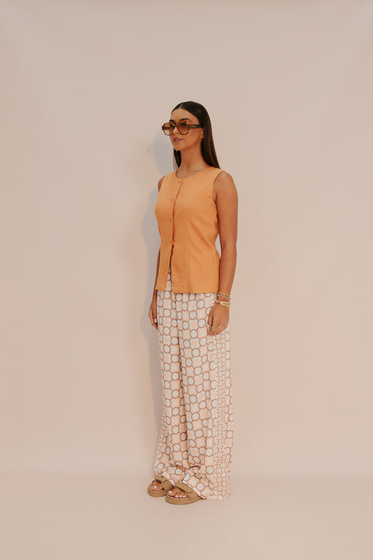 Taurus Pants - Sienna Tile Print